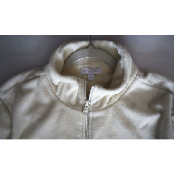 Beyond Yoga FP7818 Women's Sz S Cream New Terrain 1/4 Zip Fleece Pullover - Picture 3 of 6
